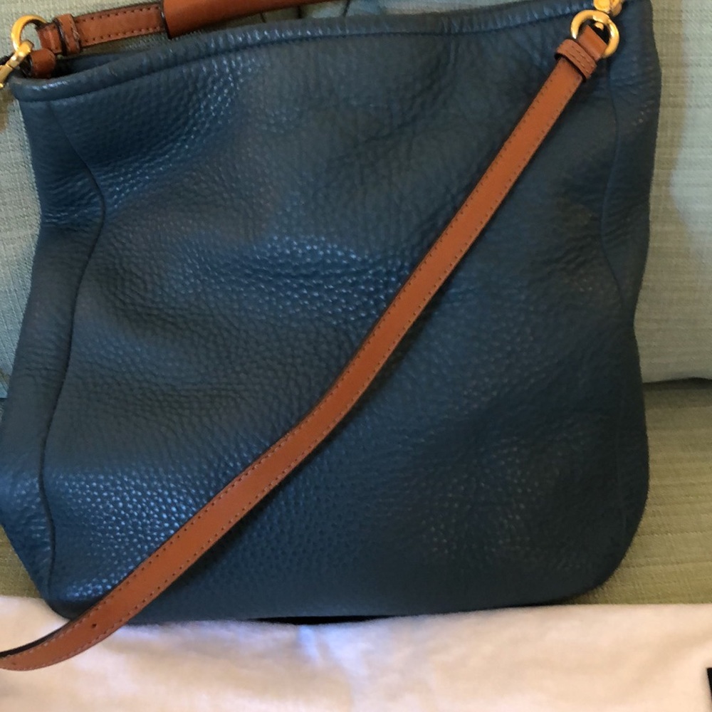 Marc Jacobs Too Hot To Handle Prussian Blue Hobo Gem